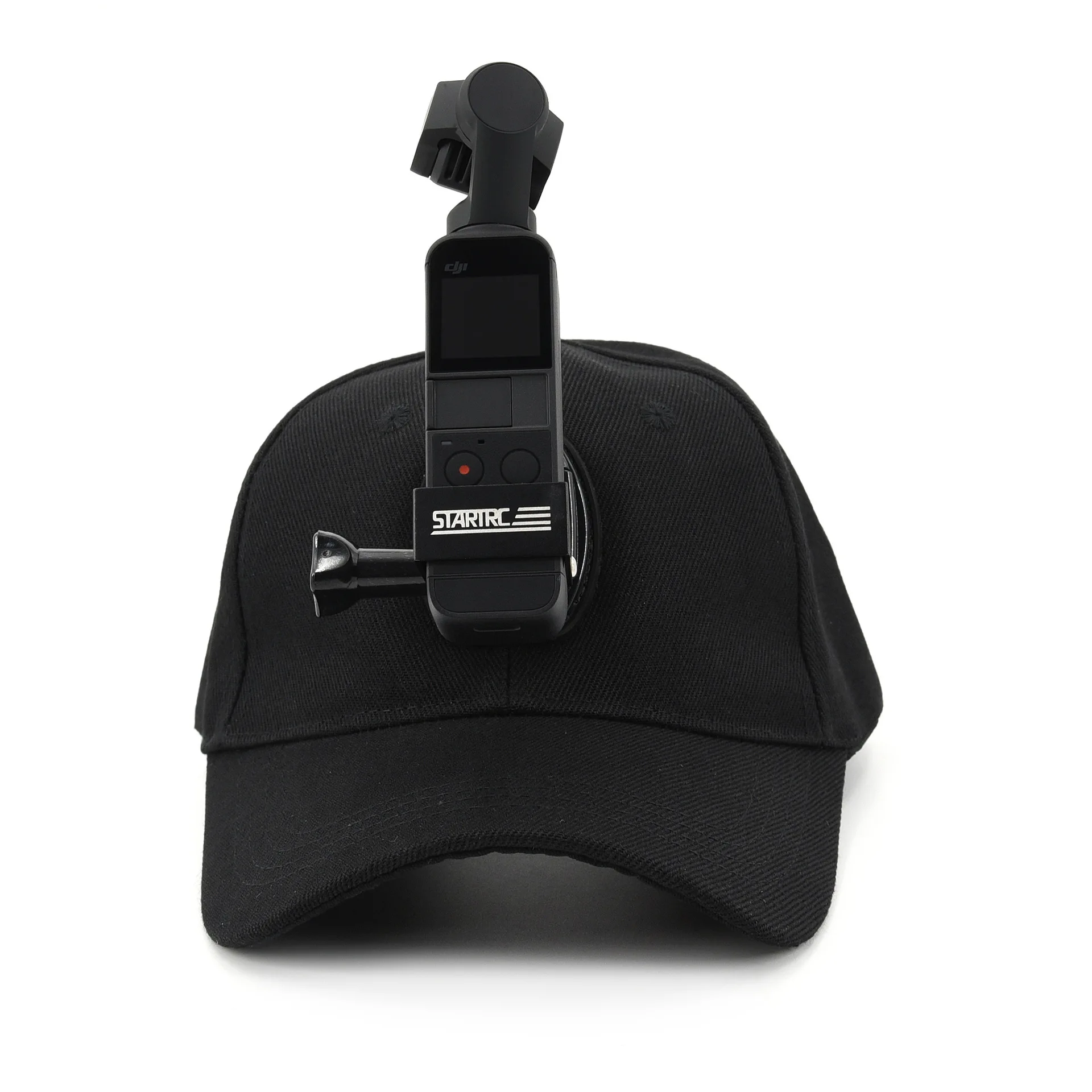 For DJI Pocket 3 Accessories Riding Hat Adjustable Sun Cap Mount Bracket For DJI Osmo Pocket 2 Sport Camera Baseball Cap Black