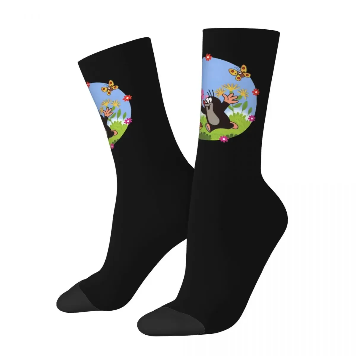 

Happy Funny Men's Socks Harajuku The Little Mole Krtek Cute Sock Krtek Little Maulwurf Women Socks Spring Summer Autumn Winter