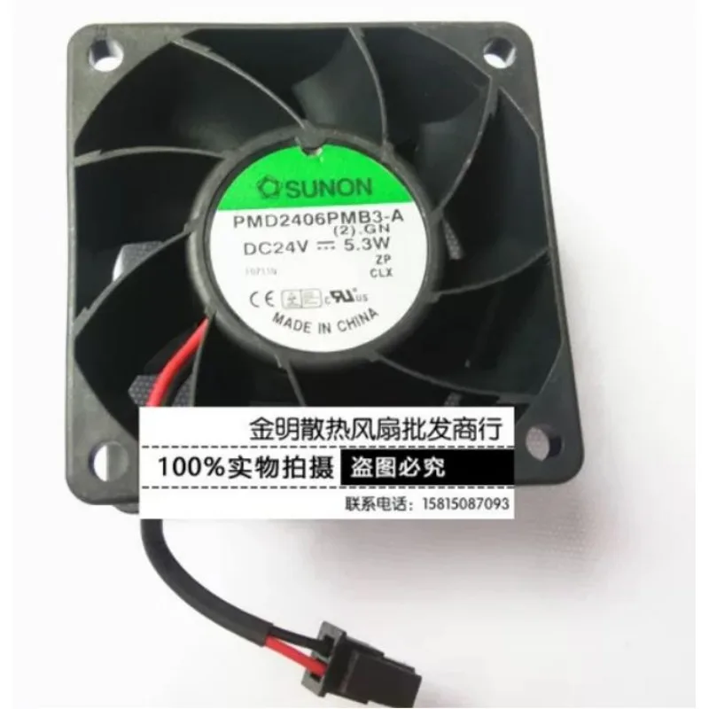 NEW CPU Fan for SUNON PMD2406PMB3-A 24V 5.3W Inverter Cooling Fan 6038 6CM 60*60*38MM