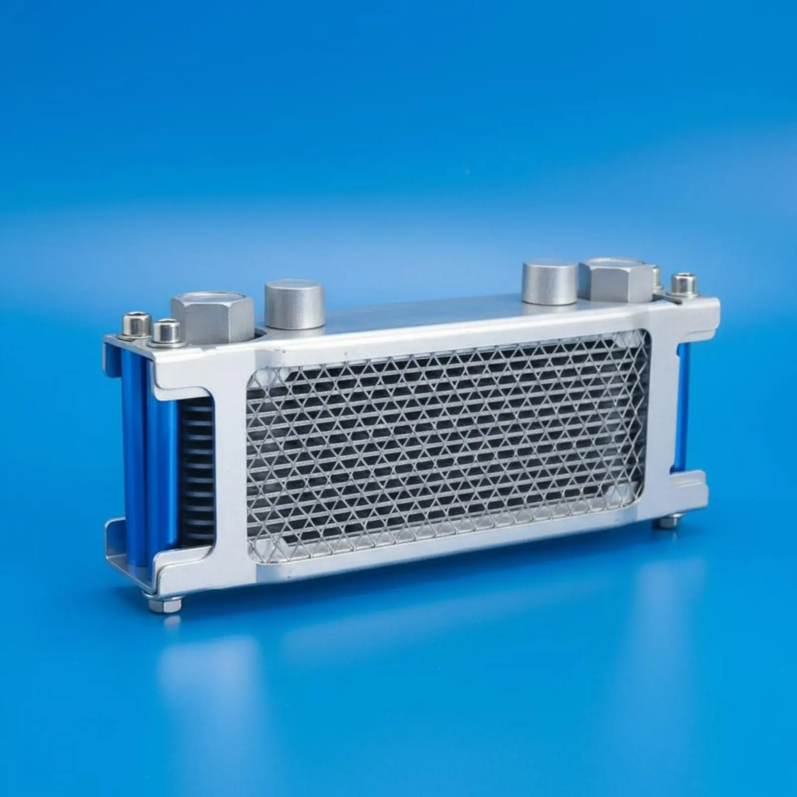 Aluminum Oil Heat Exchanger High Performance Cooling Motorcycle Oil Cooling Unit for All-Terrain, Racing