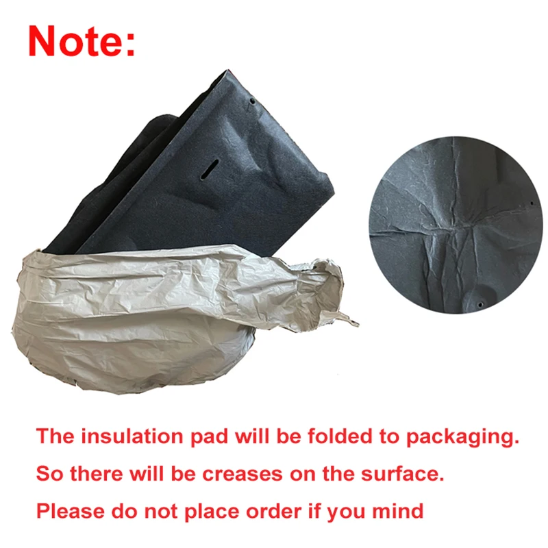 2018-2022 Heat Sound Insulation Cotton Pad for Honda Accord G10 2018 2019 2020 2021 2022 Accessories Soundproof Firewall Cover view 6