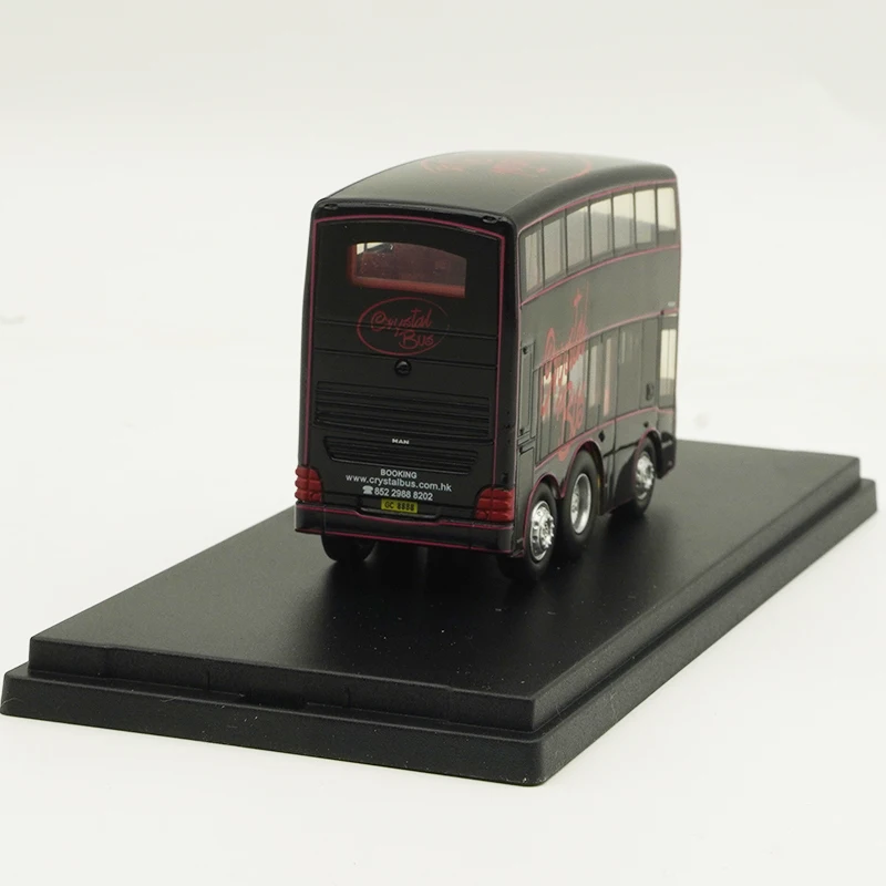 Hong Kong Bus Modell MAN A95 Q Version Pull Back Bus QBI Modell Hong Kong Doppeldeckerbus