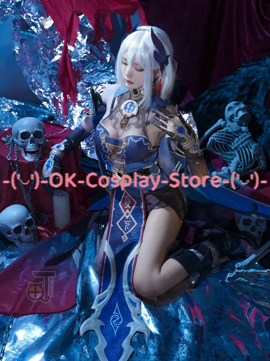 Costume de Cosplay du Jeu Honkai Star Rail pour Femme, Robe de Soirée Sexy, Uniforme de Carnaval d'Halloween Trempé, Vêtements d'Anime sur Mesure