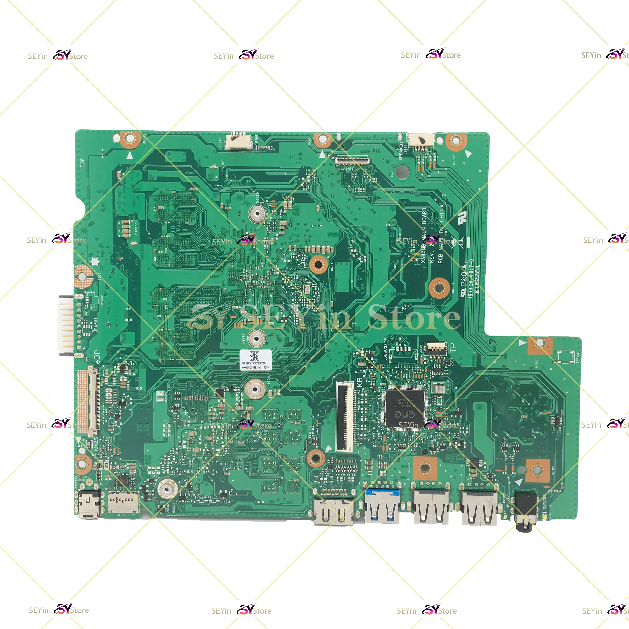 KEFU Mainboard X540MB A540MB F540MB R540MB Laptop Placa-mãe N4000 N4100 N5000 V2G 4GB/8GB-RAM PLACA PRINCIPAL