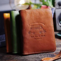 Handmade High Quality Leather Retro Binder Ring A6 Journal Multi-Functional Hand Ledger Customized Business Notebook Card Holder