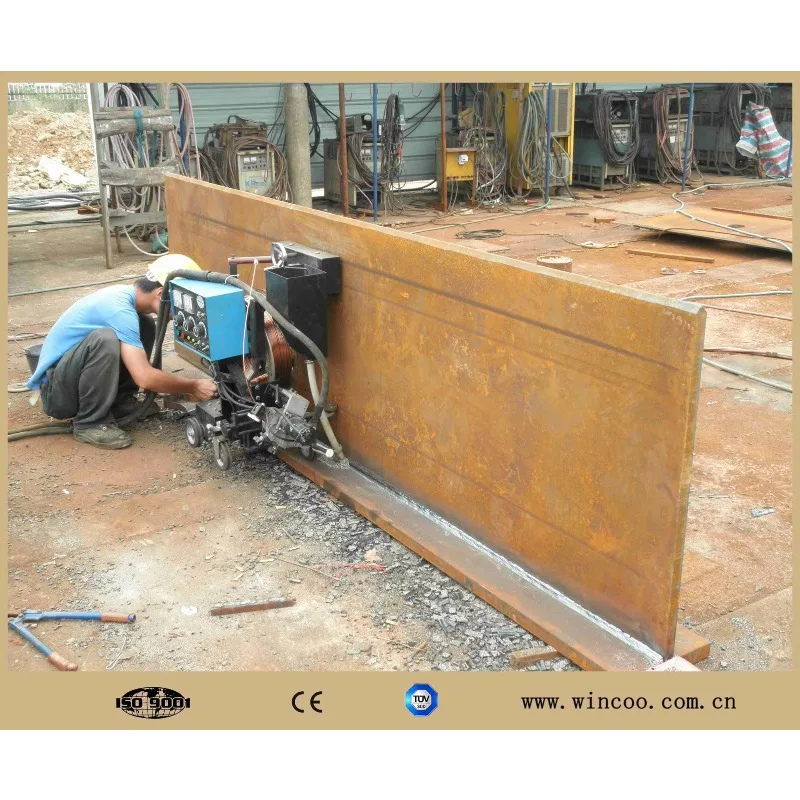 Cheap Automatic Tank Bottom Plate Flat Butt Corner Saw Welding Tractor/Carriage For Tank Erection