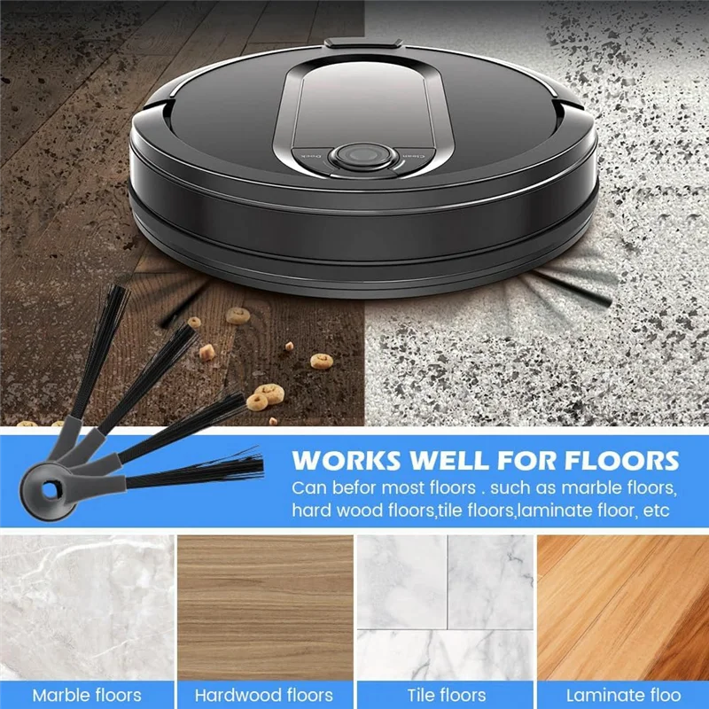 

VOFUN-12 шт. запасные части для аксессуаров для роботов-пылесосов серии Shark IQ и AI, запасные боковые щетки