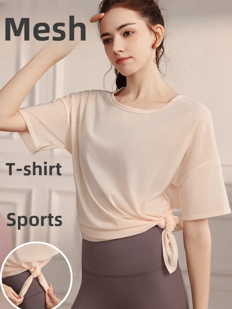 

Lightweight Me Fitn Cover up Long Casual ort Sve Yoga Running Top for Summer Leisure Breathable Loose Fit