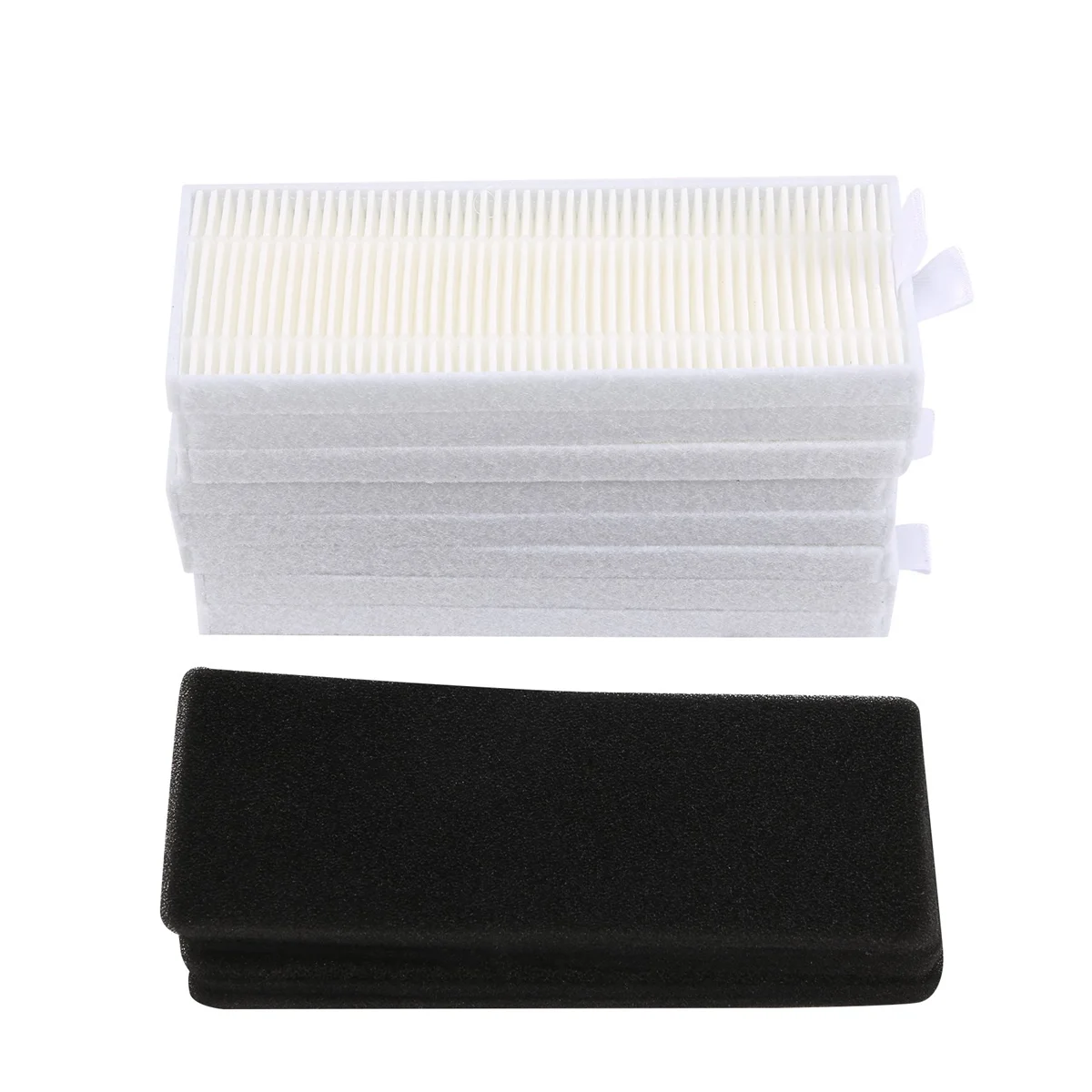 8Pcs Hepa Filter Replacement Parts for Ecovacs Deebot OZMO U2 / U2 Pro Robot Vacuum Cleaner Spare Parts