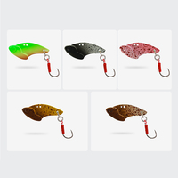 Weiwu Xiaowan Knife 2.7g 26mm Sequin Road Subbait Metal Bait VIB Hard Bait White Stripe Horse Mouth