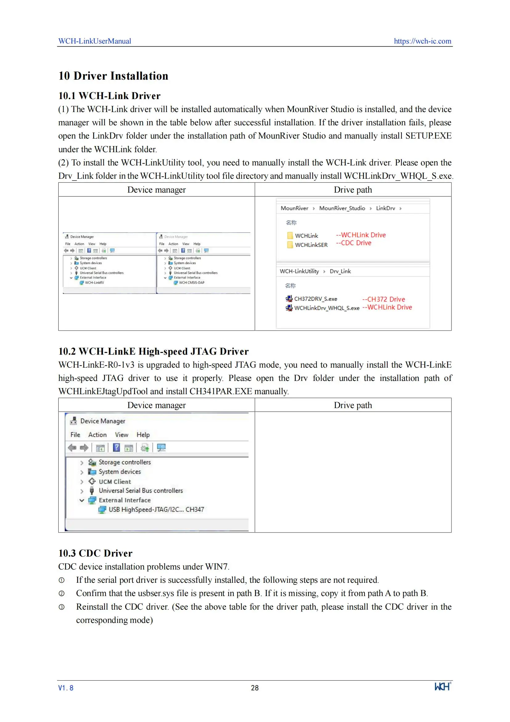 WCH LinkE Online-Download-Debugger unterstützt WCH RISC-V-Architektur MCU/SWD-Schnittstelle ARM-Chip 1 serieller Port zum USB-Kanal – Detail 28