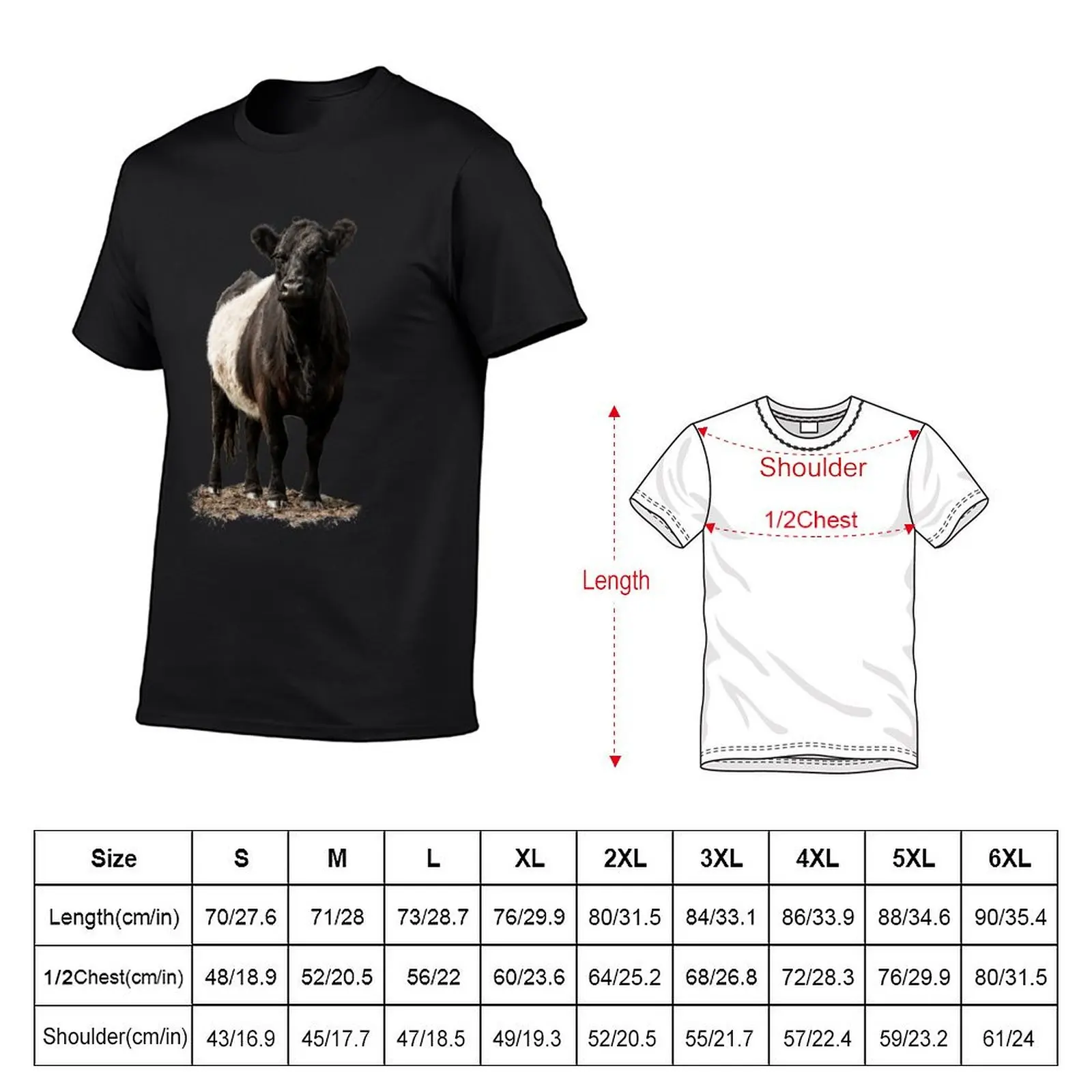 Belted Galloway Cow T-Shirt hippie clothes cheap stuff mens clothes