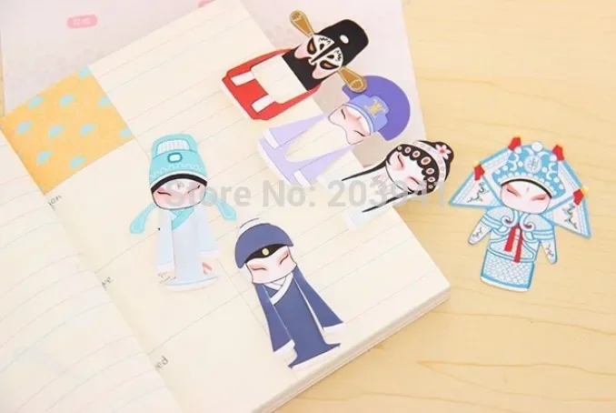 1pcs/pack Watching Big Play Bookmarks Of Peking Opera Drama DIY Multifunction For Happy