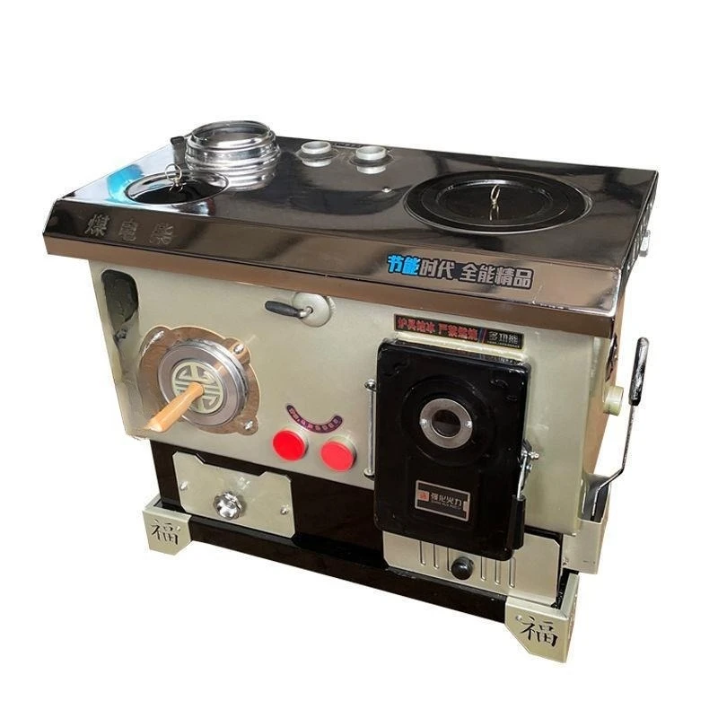 Wood-coal dual-purpose furnace water heater, water circulation household coal-saving multi-functional coal-electric diesel