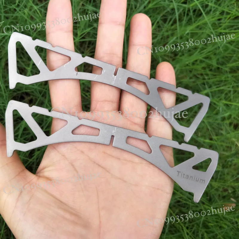 

Outdoor Pure Titanium Reactor Stand Set — MSR Reactor Stove Support Bracket for Camping and Hiking