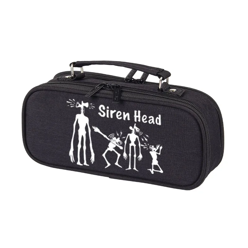 Siren Head Pencil Cases Large Capacity Kids Student Pencil Bag  Multi Layer Stationery Box School Supplies Stationery Storage