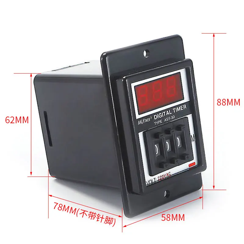 New Original FOTEK Yangming SY-2D/3D Timer Digital Display Time Relay