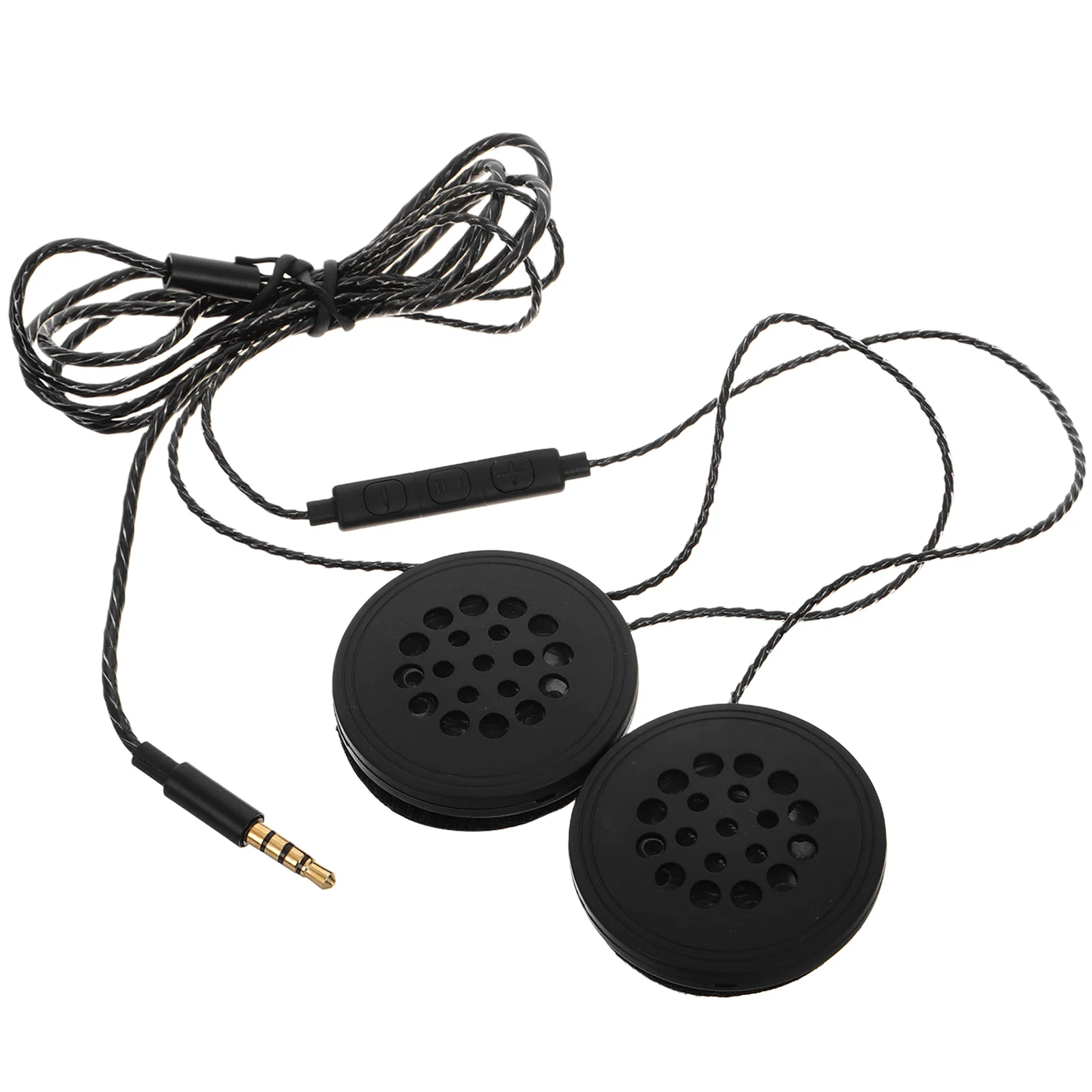 

Motorcycle Headphones Hardhat High Fidelity Wired Control Outdoor Sports Earphone Speaker Mic Compatibility