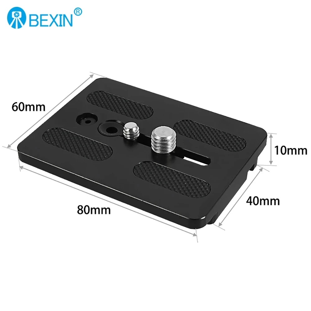 BEXIN Camera Quick Release Plate Tripod Hydraulic Head Mount Plate for Weifeng 717 EI-717A Video Tripod Head Tripod Accessories