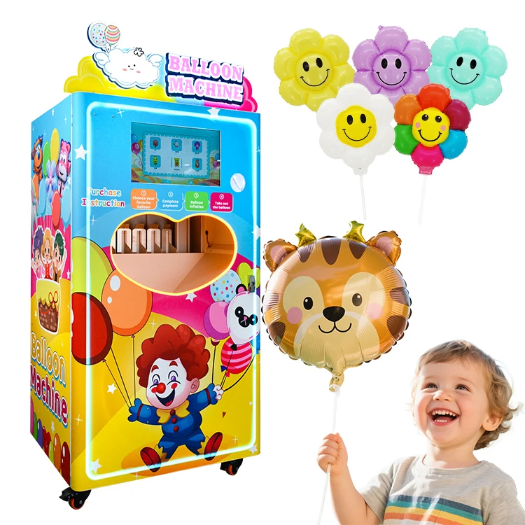 Customized Multi-Functional Balloon Vending Machine with Credit Card Coin QR Token Payment Commercial Equipment