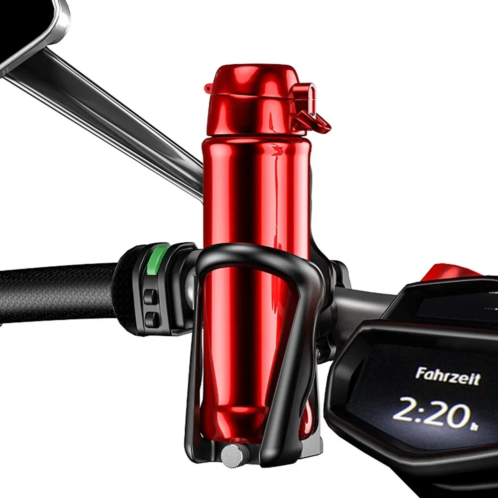

Premium Motorcycle Cup Holder for Handlebar Mirror Bar Fits Bottles up to 3 in Diameter Adjustable and Easy to Install