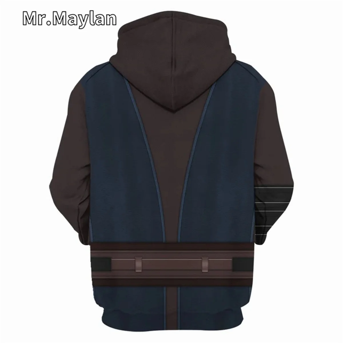 Anakin Skywalker Jedi Roben Cosplay Kostüm 3d Unisex Hoodie Männer Sweatshirt Streetwear Reiß verschluss Pullover Freizeit jacke Trainings anzüge