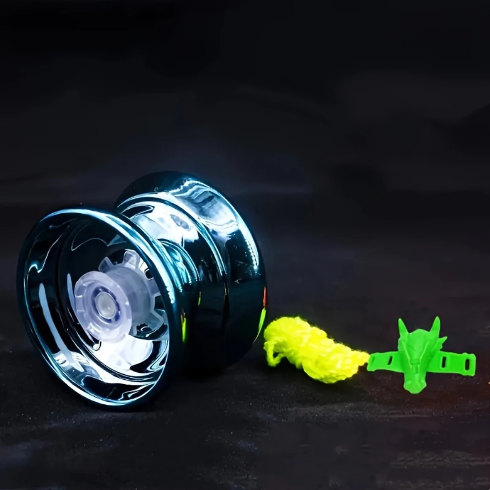Professional Yoyo - High-Speed Metal Spinner with Cnc Top & Finger Guard for Competitive Play, Mixed Colors, Cover
