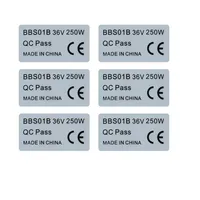 6pcs 36V 250W 48V 750W Stickers Electric Bicycle Sticker for Bafang BBS01B BBS02B BBHD Mid Drive Motor Ebike Accessries