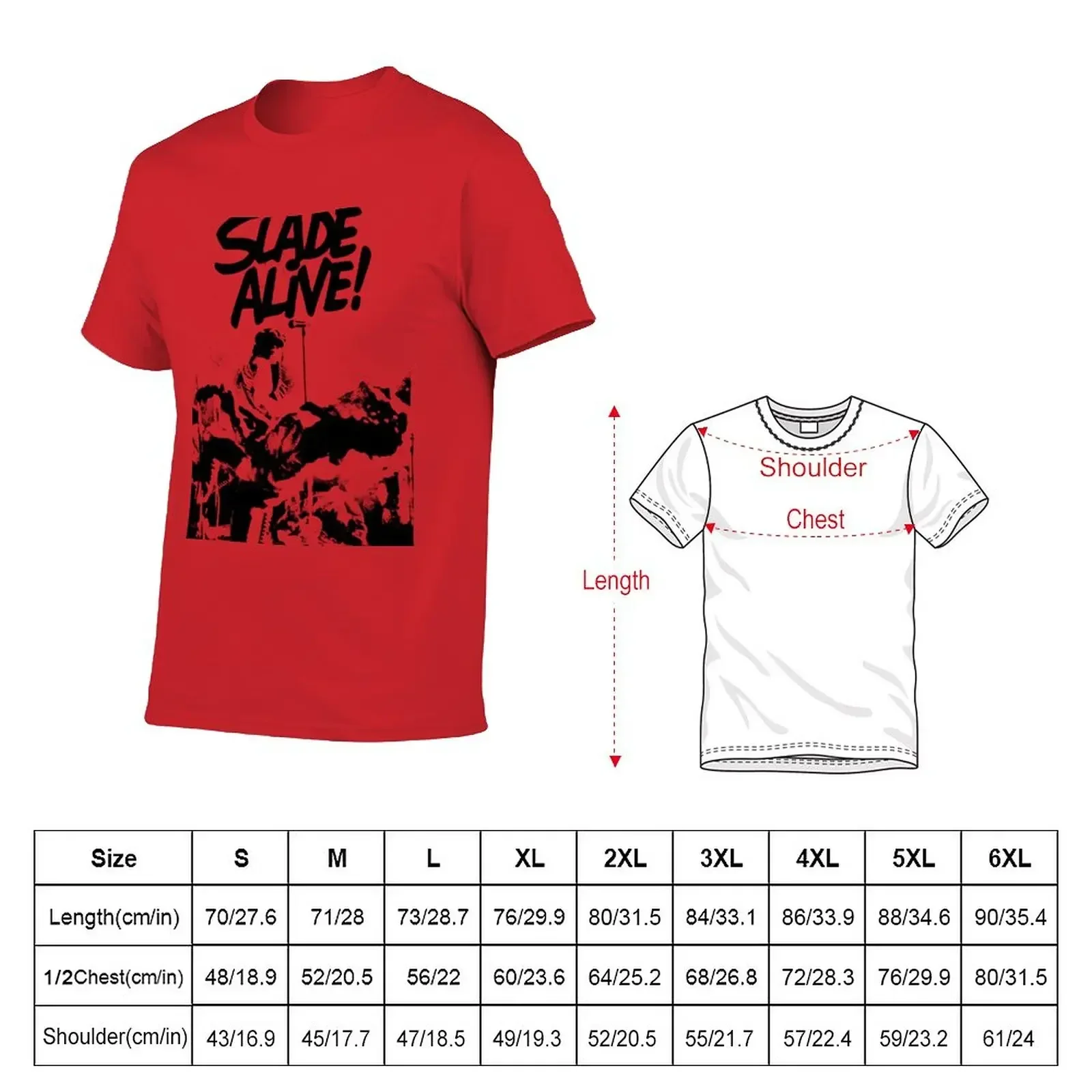 Slade Alive! T-Shirt cute clothes tops Men's t shirts