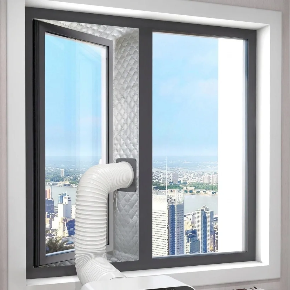 Polyester Window Sealing Accessory for AC Ducts to Aid Cooling Consistency and Reduce Uncontrolled Air Exchange