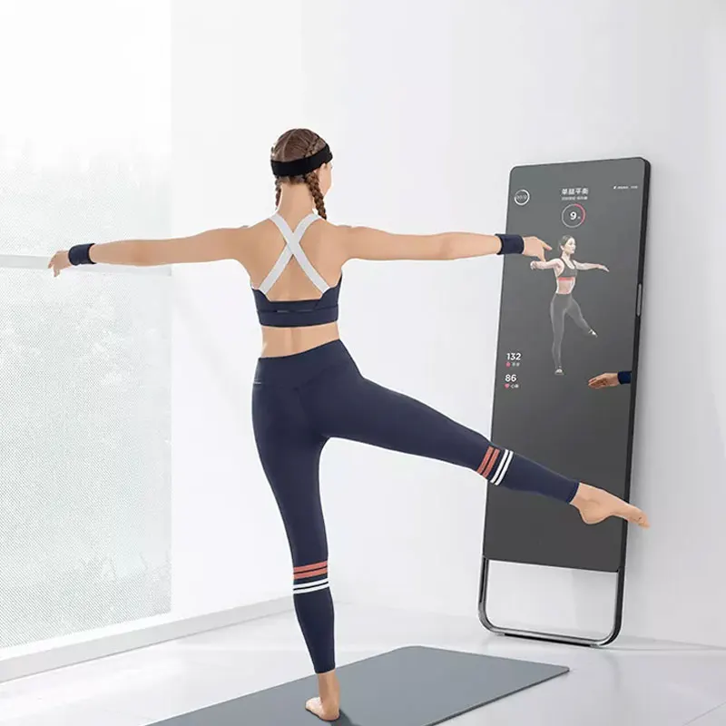 

Chinese Factory Standing Android Lcd Touch Screen Display Smart Fitness Mirror