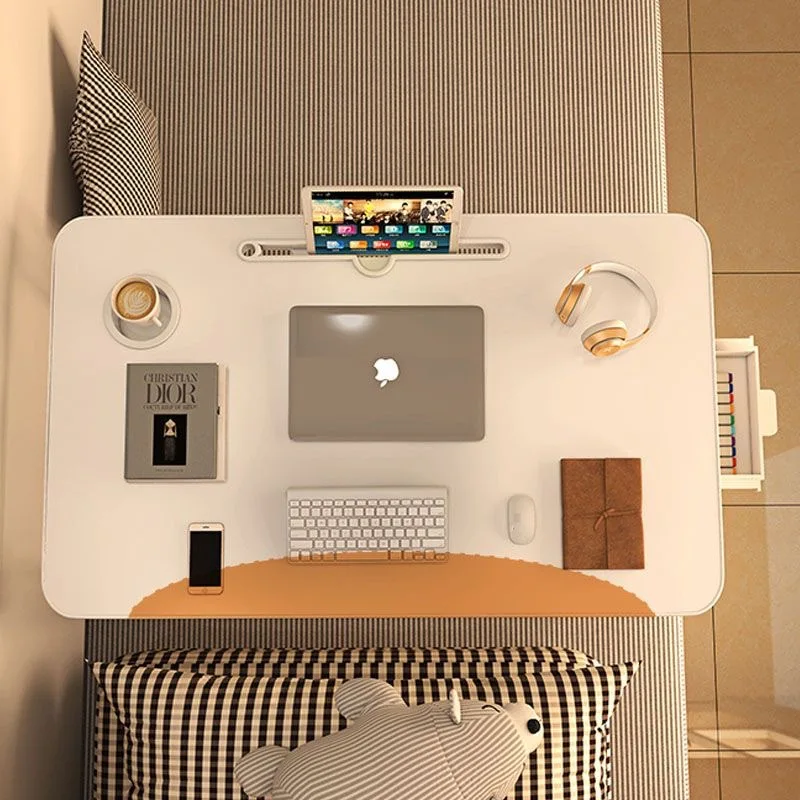 Foldable Bedside Small Table – Bay Window Study Desk, Dormitory Laptop Table, Lazy Person’s Desk for Home & Dorm Use image 4