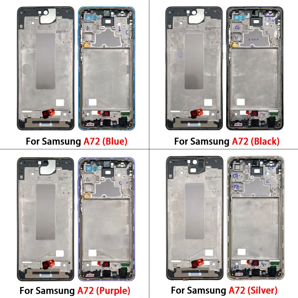 NEW Front Housing LCD Frame Bezel Plate Replacement Repair Parts For Samsung A33 / A52 / A52S / A72 / A52 5G / A54 / A73