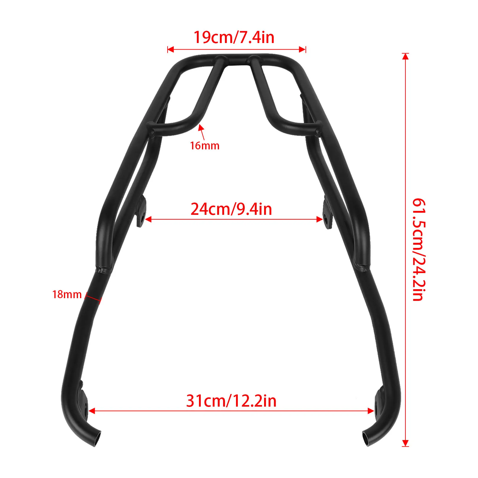 For  GB350S CB350RS GB 350S GB 350 RS 2022-2025 Motorcycle Luggage Carrier Board Luggage Rack Shelf Tail Storage Rack Cargo