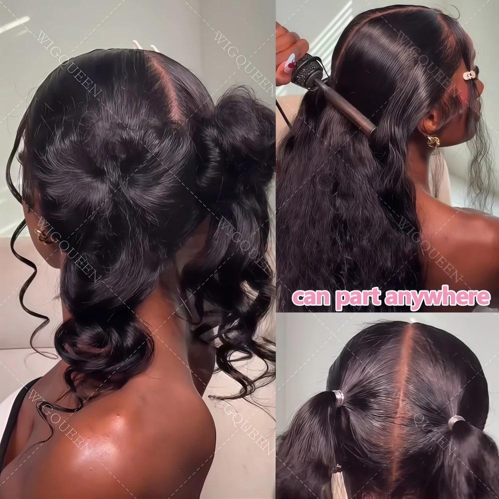 طويل الحرير مستقيم اليدوية غير مرئية كاملة 360 ريال HD شعر مستعار دانتيل كامل مع الرباط رقيقة جدا 13x4 الدانتيل الباروكات صالح لجميع الرأس