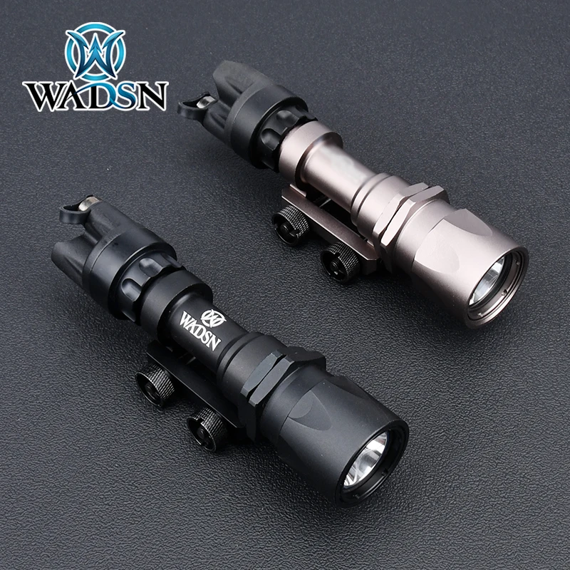 WADSN M951 Flashlight Surefir Mark LED Scout Light Dual Function Rear Switch Fit 20mm Picatinny Rail Outdoor Hunting Weapon Lamp 