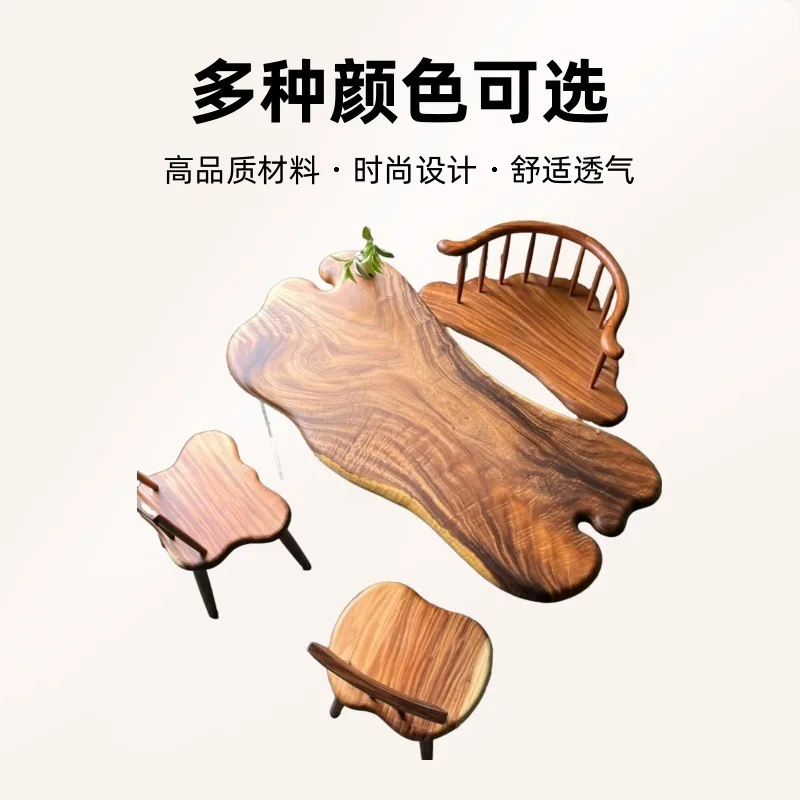 Balcony Coffee table South American walnut Balcony multi-function Leisure  Simple small apartment table