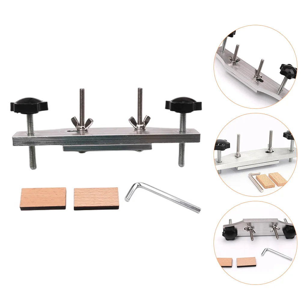 

1 set Guitar Bridge Clamp Tool Comfortable Fixing Accessory for Acoustic Electric Guitars Simple Practical Term Use