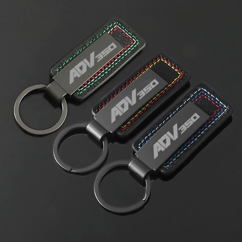 Alloy Motorcycle Keychain Keyring Gift for ADV350 ADV 350 2021 2024 2020 2018 Key Chains Buckle Ring Car Styling Accessories