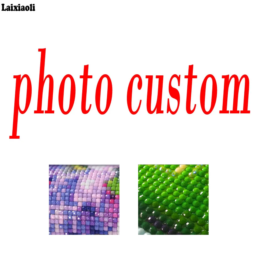 

Photo Custom Private Custom 3d DIY Diamond Embroidery 5D Diamond Painting Cross Stitch Full square round Rhinestone Mosaic decor