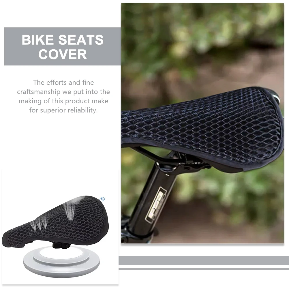

Bicycle Saddle Mesh Sleeve Soft Breathable Durable Polyester Cushion Elastic Seat Cover Bike Saddle Mesh Cover