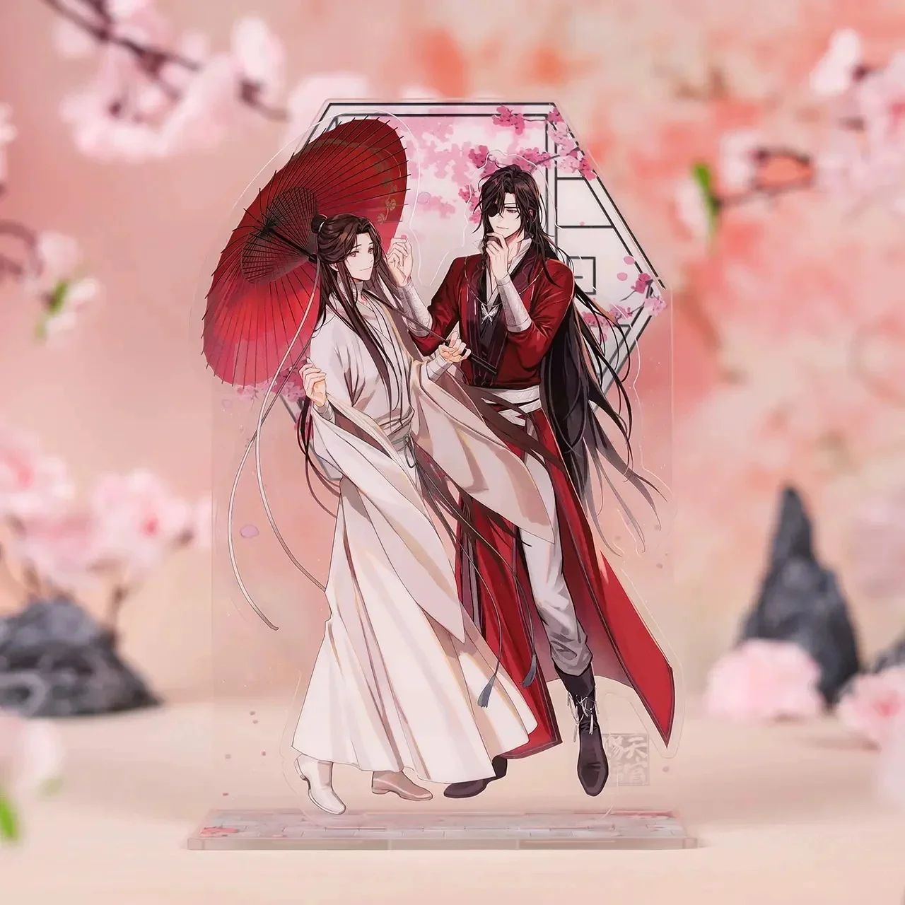 Anime Heaven Official's Blessing Hua Cheng Xie Lian Cosplay Acrylic Double Standing Sign Decoration Xmas Gift Cartoon Ornaments