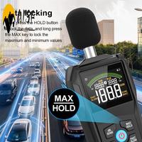 A15F-MESTEK SL720B Digital Sound Level Meter 30-130Db Noise Decibel Measuring Meter LCD Color Screen A/C Weighting Max/Min Value