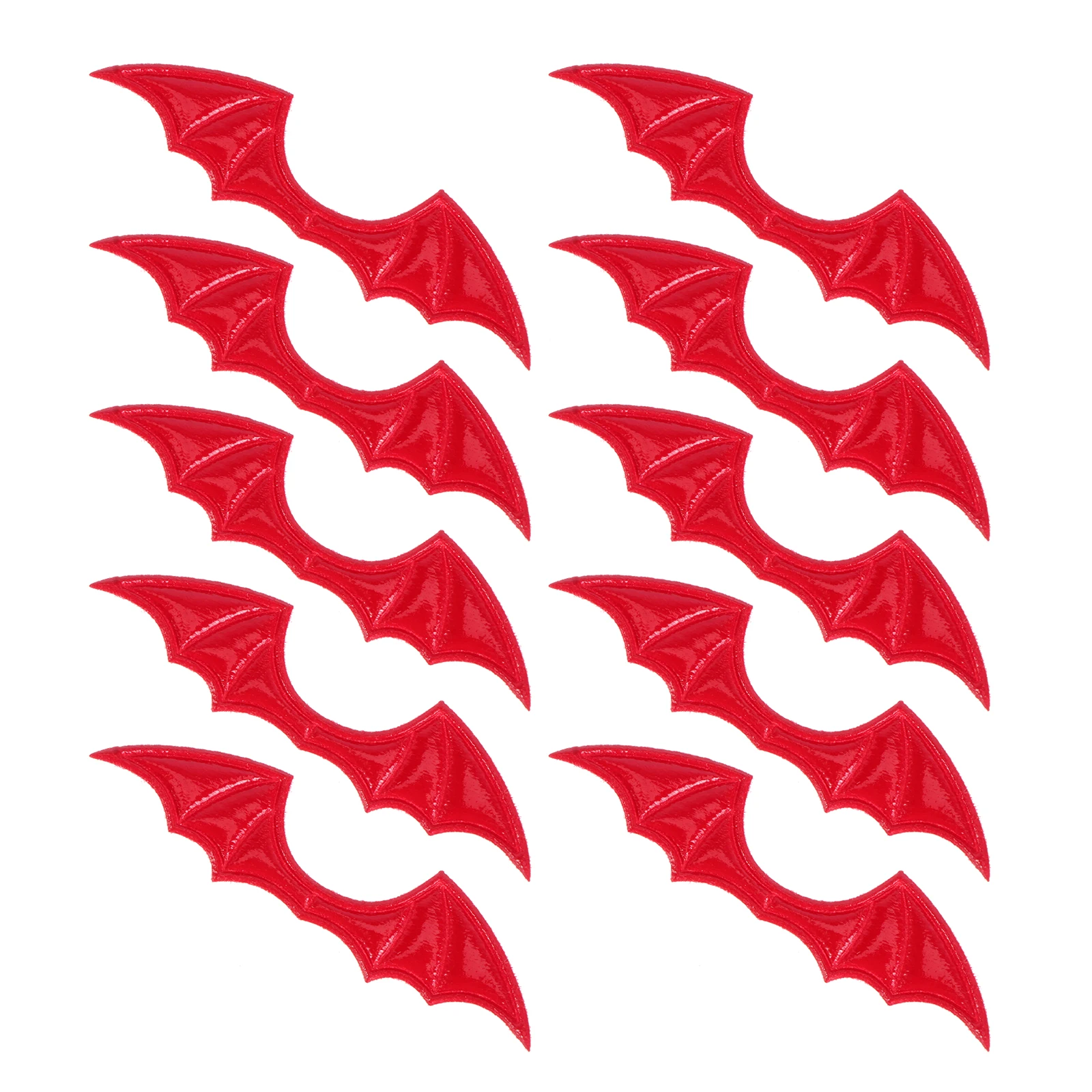 

10 Pcs Wings Fashion Patent Decor Hair Decoration DIY Halloween Charm Shoes Diy Hair Accessories Supplies