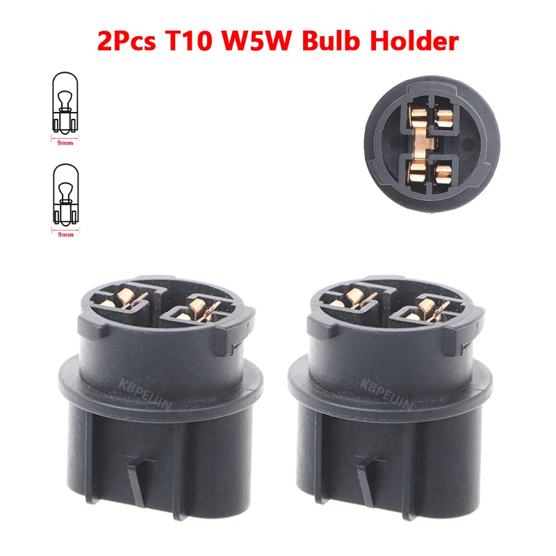 

Держатель лампы T10 для фар автомобиля/грузовика, аксессуары, 2 шт.