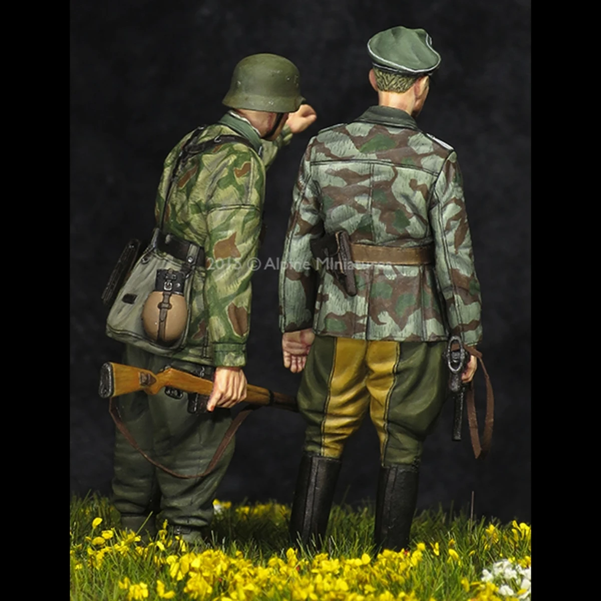 Kit de figurines en résine non peintes, thème militaire, Grenadier allemand non assemblé et non peint GK, 1/35