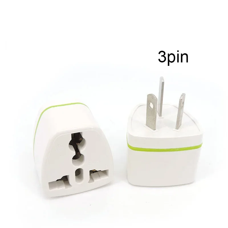 1/2Pcs Worldwide Travel Adapter, AU US EU UK Power Converter, Pure Copper Core, Slim 3 Pin, Safe Charging