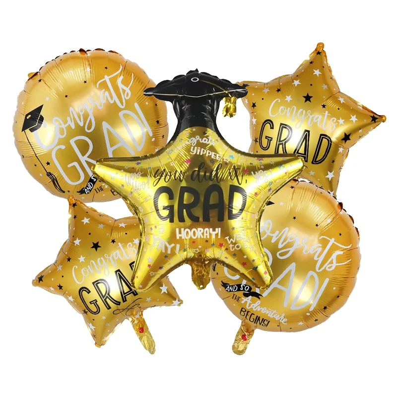 2023 Graduation balloon Graduation Gift Helium Foil Balloon School Graduation Party Decoration Supplies