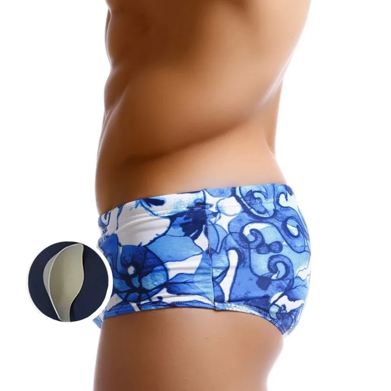 

Men's Swim Briefs Sexy Gay Bikini Swimming Trunks Cup Cover Sports Swimwear Bathing Suit Quick Drying Beach Shorts Swimsuits