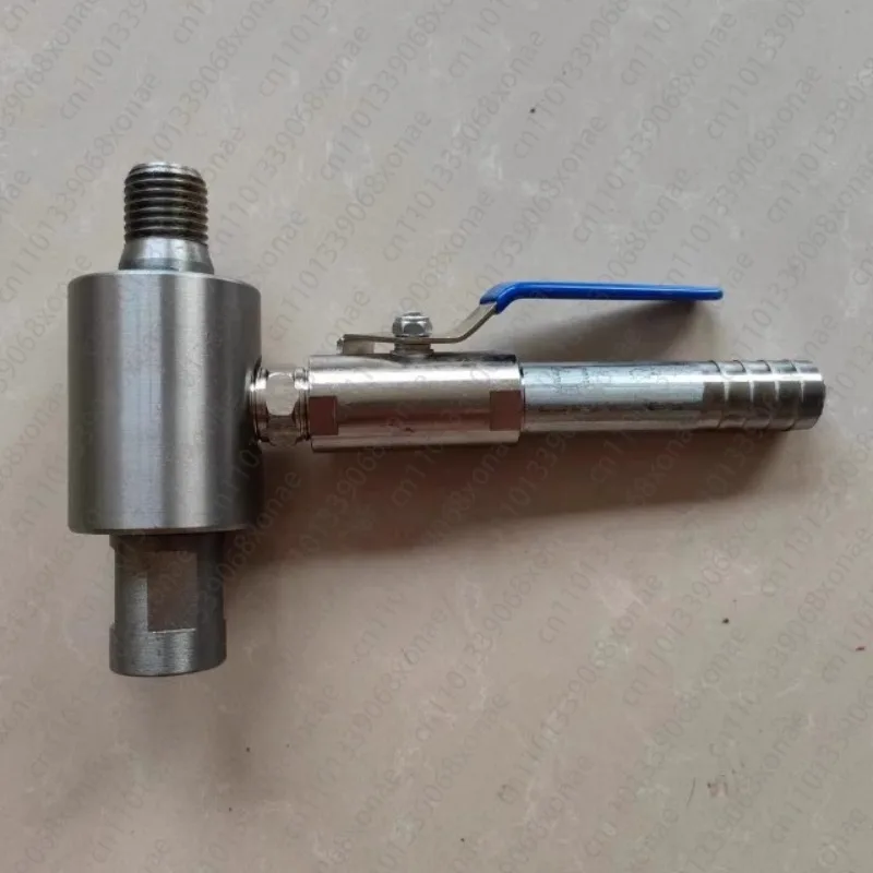 Water drilling machine straight drilling machine water injection passing by pipe laying